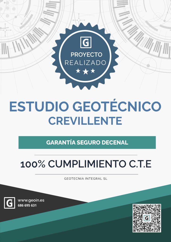 Estudio Geotécnico Obligatorio  Alicante Certificación CTE 